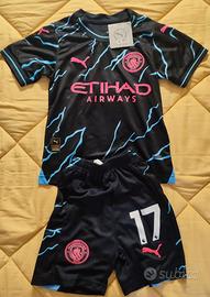 Maglietta e pantaloncino calcio bimbo nuova