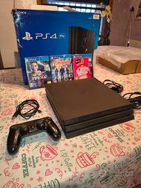 ps4 pro + 3 giochi leggere descrizione 