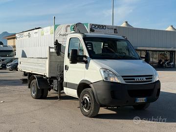 Iveco daily 60 con gru e ribaltabile