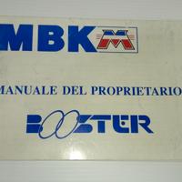 MBK Booster 1a Serie 1990 Manuale Del Proprietario