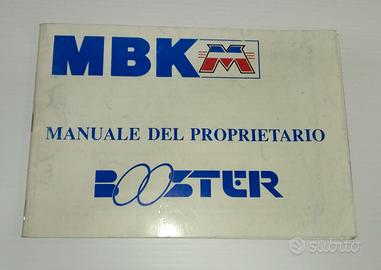 MBK Booster 1a Serie 1990 Manuale Del Proprietario