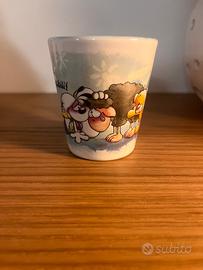 Tazzina in ceramica Diddl nuova con scritta