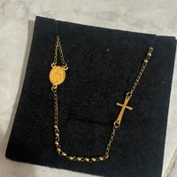 Collana rosario acciaio inossidabile