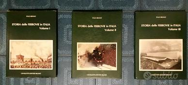 STORIA DELLE FERROVIE ITALIANE  gran volumi + dono