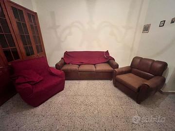 Salotto completo colore marrone