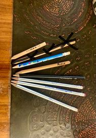 Set 7 matite con varie scritte