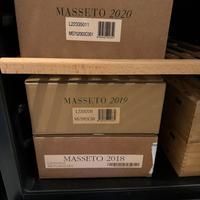 Vino masseto verticale 2018-2019-2020-2021