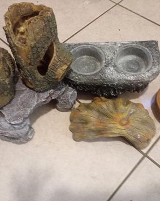 Set Accessori Terrario o Teca per Rettili e Anfibi