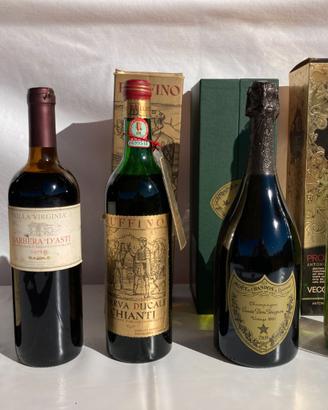 BOTTIGLIE VINI E LIQUORI VINTAGE