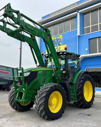 John Deere 6150 R- freni aria e olio 200q- caricat