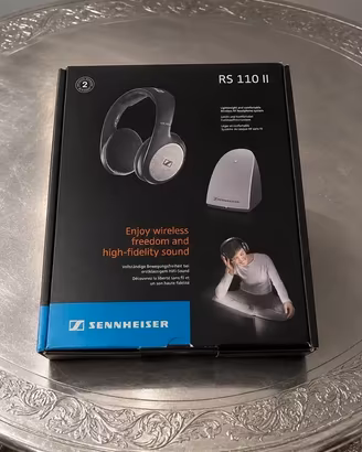 Cuffie Wireless Sennheiser RS 110 II + Base e Alim