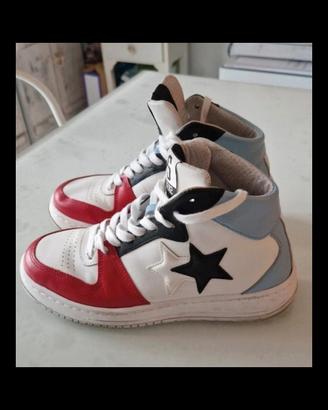 SNEAKER 2STAR VERA PELLE 