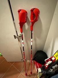 Bastoncini Sci Vola Racing da Slalom con palarmani