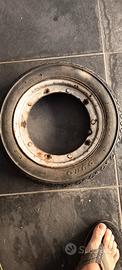 ruota completa originale piaggio vespa 50 special 