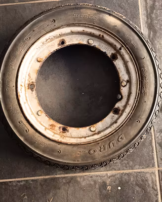 ruota completa originale piaggio vespa 50 special 