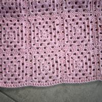 Copertina rosa handmade bebè