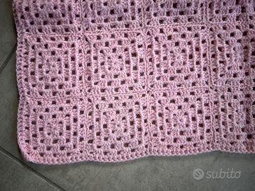 Copertina rosa handmade bebè