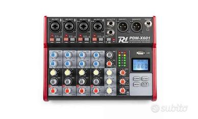 Mixer 6 Canali Power Dynamics PDM-X con Bluetooth