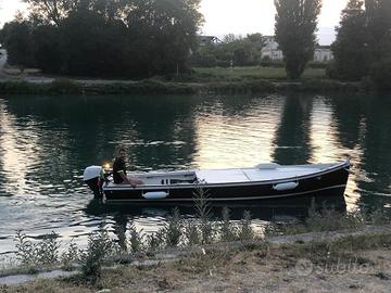 Barca lancia gardesana cantiere paghera