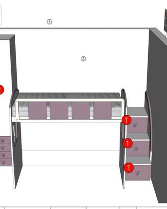 Cameretta per bambina/bambine