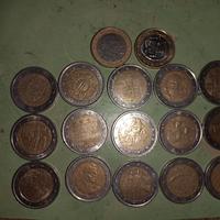 collezione monete da 2 euro varie