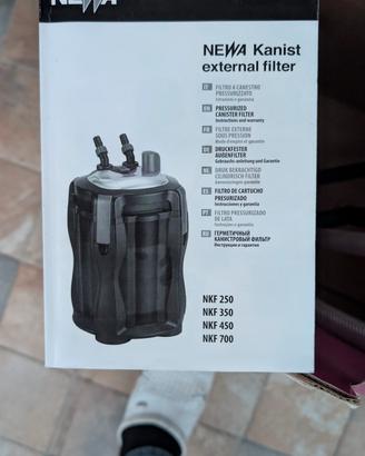 filtro esterno acquario 