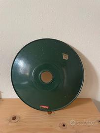 Paralume a piatto verde vintage