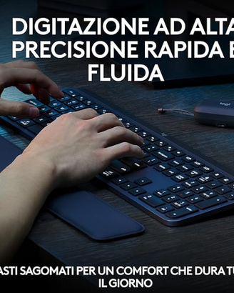 Logitech MX Keys S,Tastiera Wireless