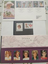 francobolli australiani Principessa Diana 