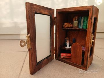 Mini Diorama / Book Nook Fantasy Gothic Witch