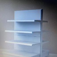 Gondola Metallica Bifacciale Per Arredo Negozi