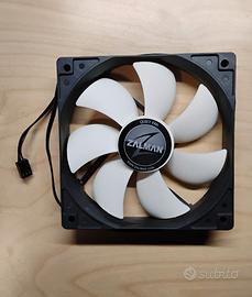 Ventola Fan Zalman 120mm 12V 3pin ZA1225ASL