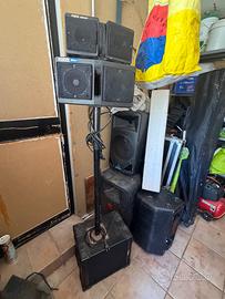 Impianto audio 1500 watt