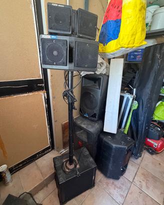 Impianto audio 1500 watt