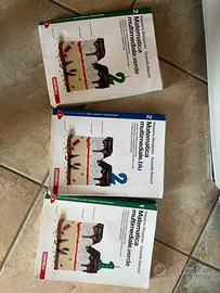 Libri di matematica Zanichelli- Multim. verde/blu