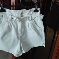 pantaloncini vita alta tg 42 