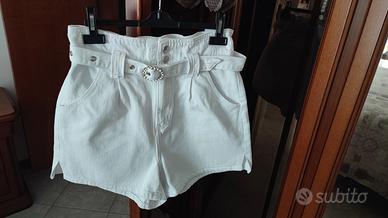 pantaloncini vita alta tg 42 