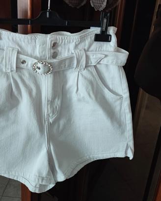 pantaloncini vita alta tg 42 
