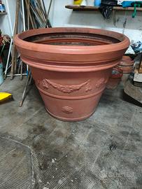 grosso Vaso Resina 100 cm diametro