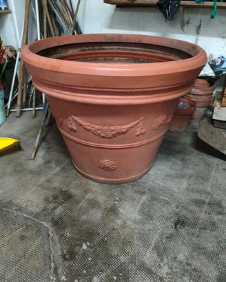 grosso Vaso Resina 100 cm diametro