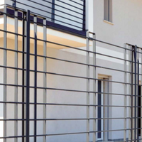 Recinzione modello simply in acciaio inox