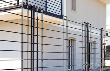 Recinzione modello simply in acciaio inox