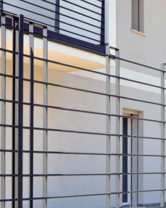 Recinzione modello simply in acciaio inox