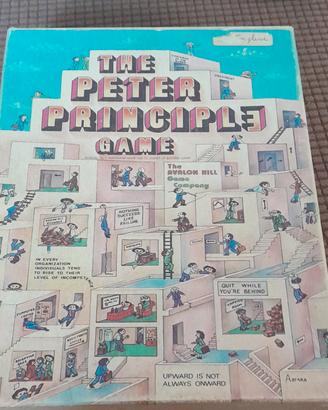 gioco da tavola the Peter principle game 1981