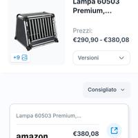 trasportino/kennel per cani