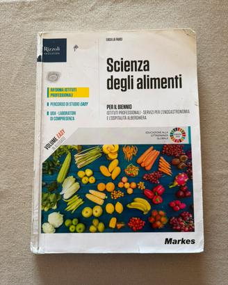 Scienza degli alimenti - libro di scuola biennio