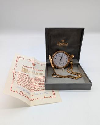 Roundex Orologio da Tasca ETA 6498 Swiss Made 17 j