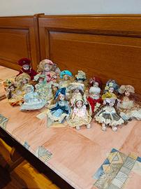 17 bamboline in ceramica