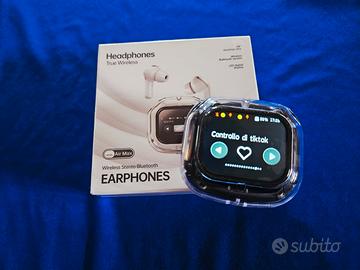 Cuffie bluetooth con display touch