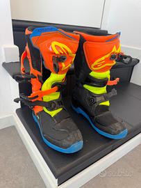 stivali moto enduro/cross bambino
